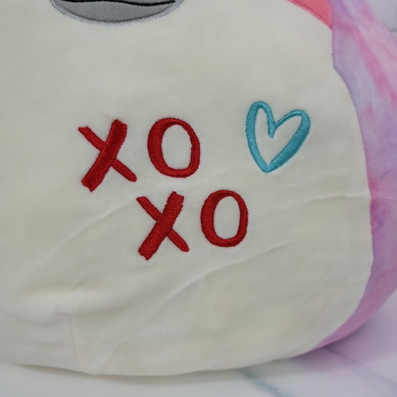 Squishmallow SHARIE Tie Tyed Sloth Plush - Picture 4 of 13